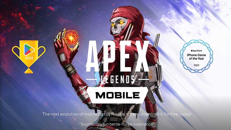 Apex Legends Mobile là trò chơi hay nhất năm “Game of The Year” trên Google Play & App Store