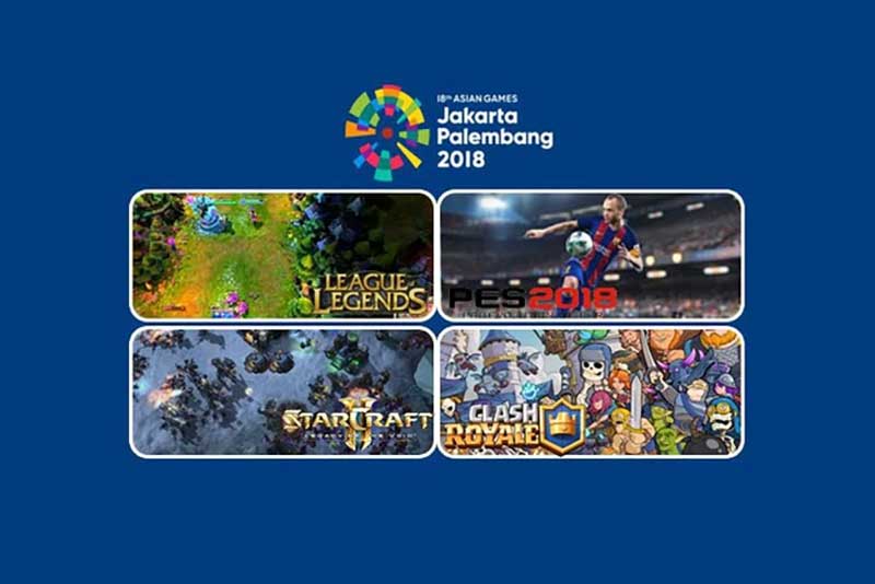 Asian Game 2018 có sự xuất hiện của Esports với nhiều tựa game nổi tiếng như League of Legends hay Pro Evolution Soccer,…