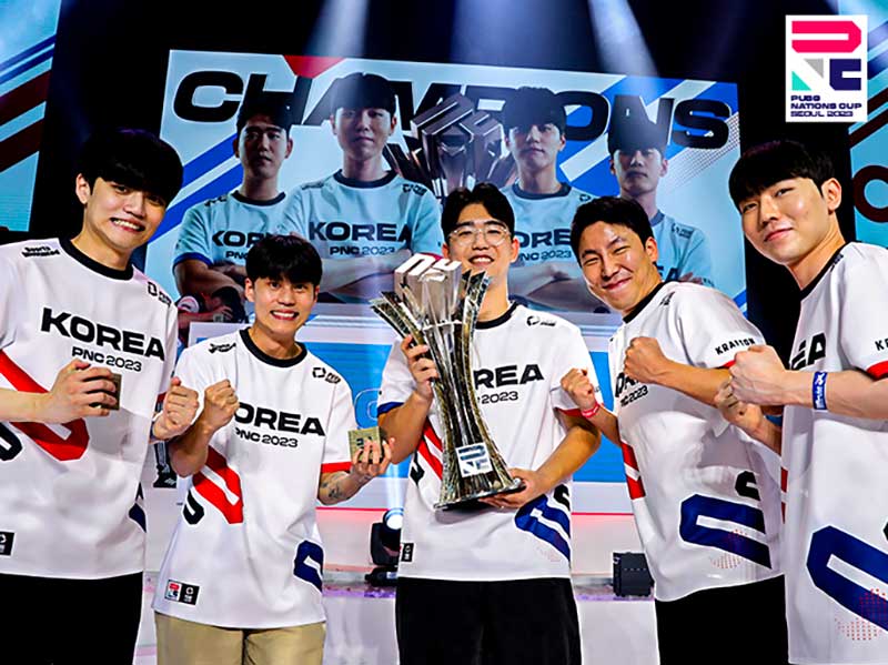 Đội tuyển Hàn Quốc giành vị trí vô địch Pubg Nations Cup 2023