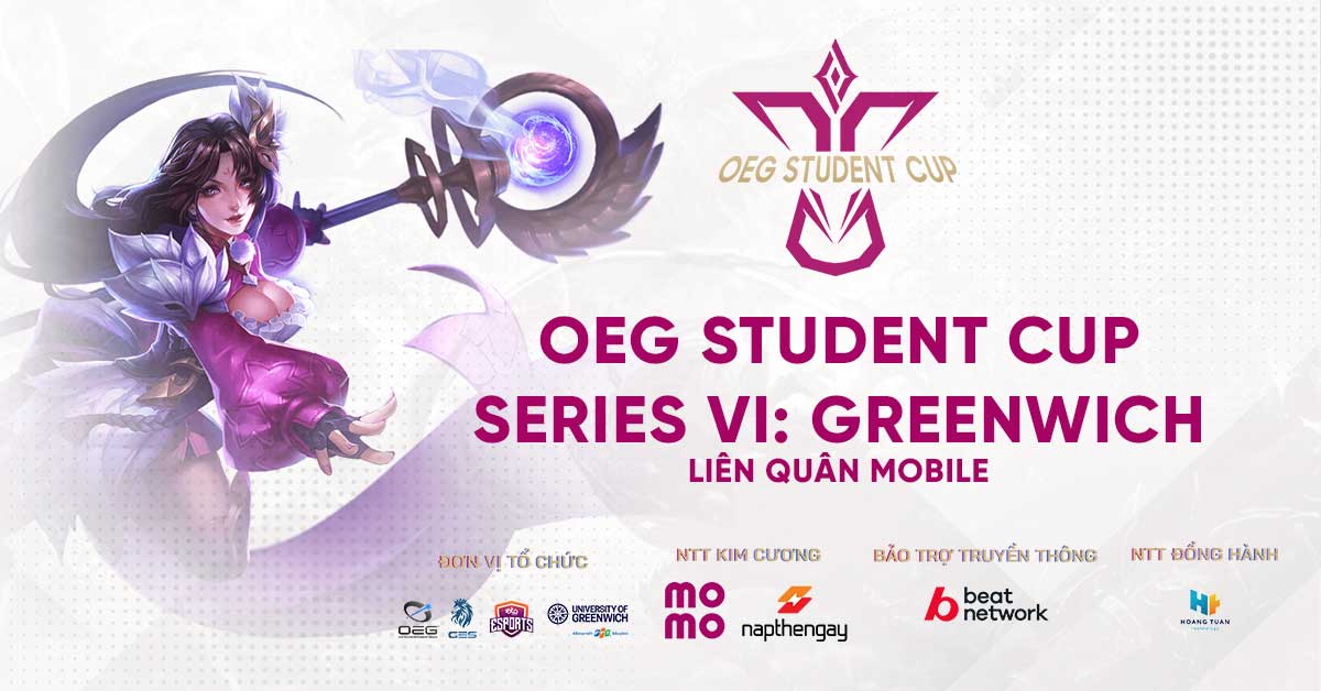 MOMO chơi lớn với giải đấu OEG Student Cup Series VI: Greenwich - Liên Quân Mobile