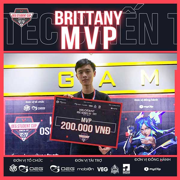 Giải MVP: Brittany - TMU.TEC