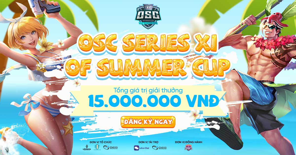OSC Series XI: AOF Summer Cup chính thức mở đăng ký