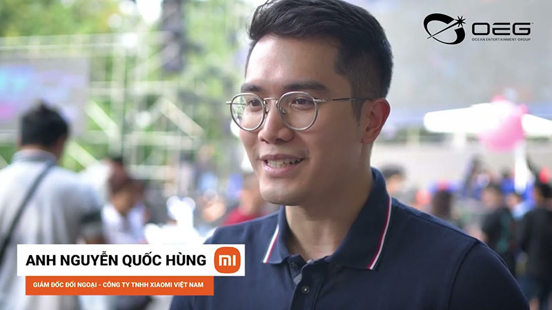Xiaomi nhà tài trợ cho sự kiện E-Sports Showmatch OEG's Idol tại phố đị bộ Hà Nội 20/11.