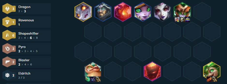 Đội hình Hóa Hình Nomsy reroll