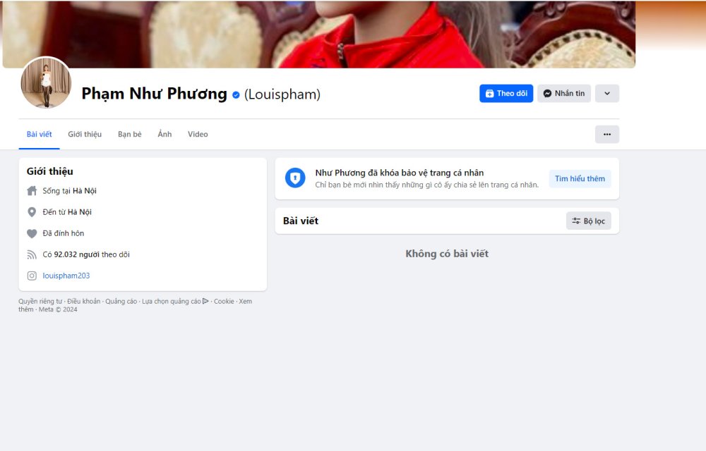 Louis Phạm khóa FB