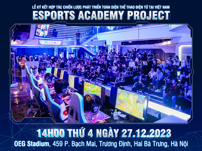 Lễ ký kết dự án OEG Esports Academy